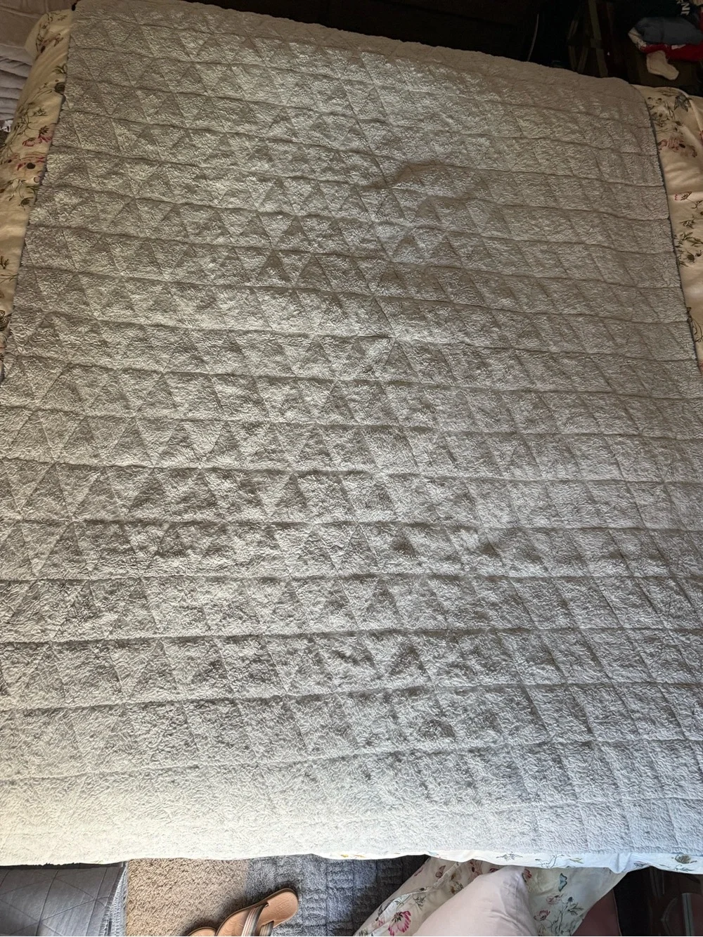 UGG Quilted Comforter Cover in Slate Blue